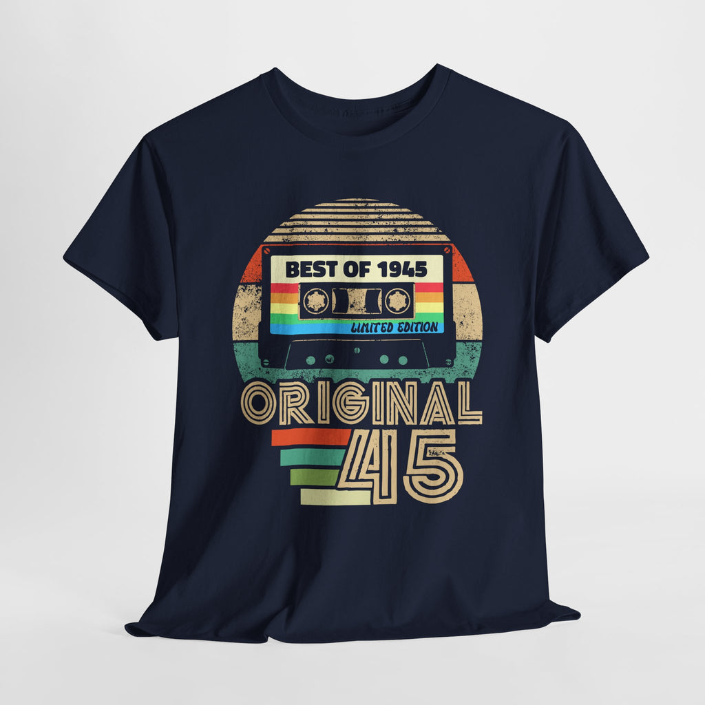 80. Geburtstag - Geboren 1985 Retro Kassette Best Of Geschenk T-Shirt