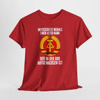 DDR Nostalgie Unterschätze niemals einen altern Mann der in der DDR aufgewachsen ist T-Shirt