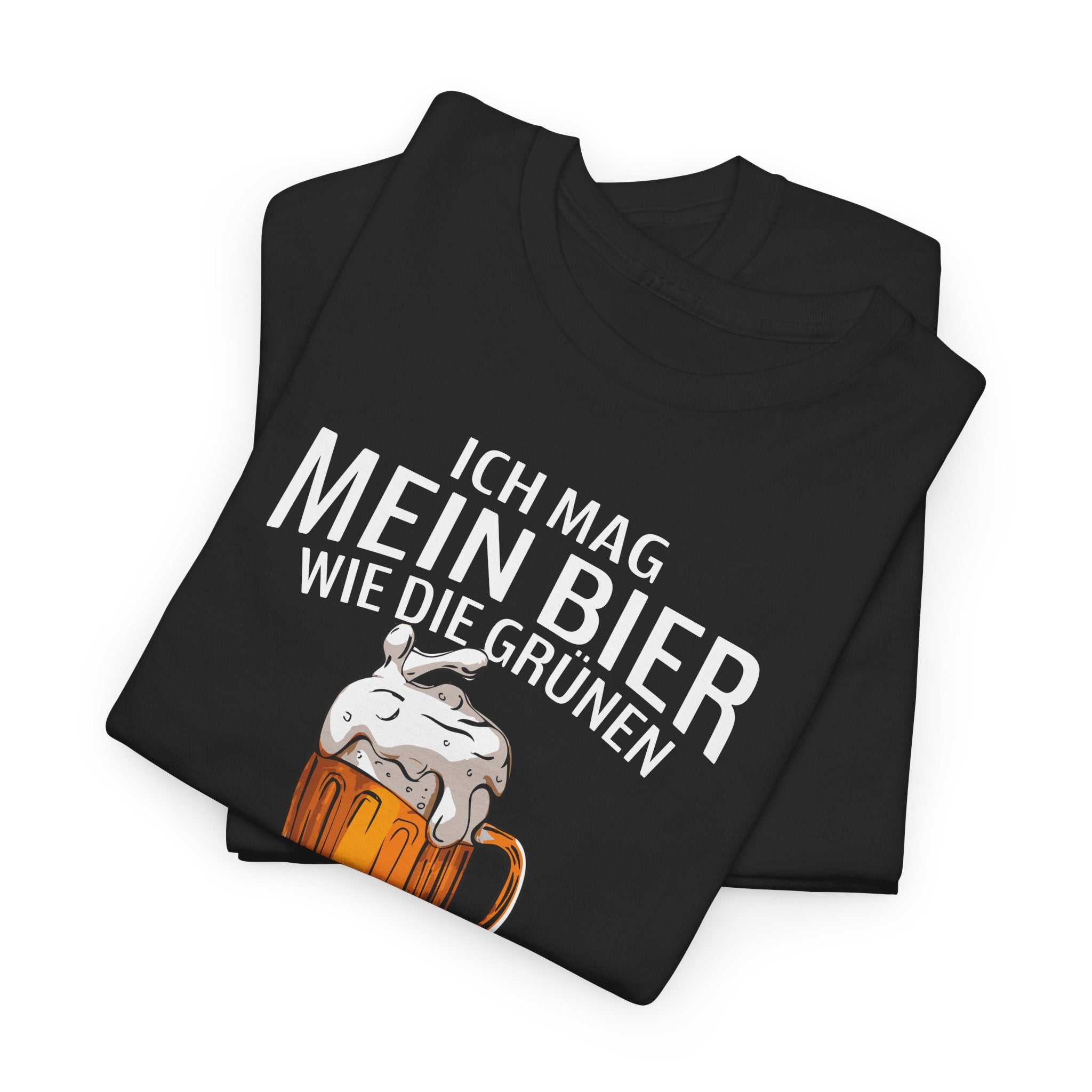 Bier Shirt Lustig – Ich Mag Mein Bier Wie Die Grünen Kaltgestellt 4,9% – Witziges Männer T-Shirt