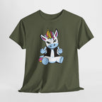 Badass Einhorn Shirt – Freches Unicorn mit Doppelmittelfinger