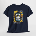 Monkey Head Music T-Shirt – Urban Streetwear Affe mit Kopfhörern