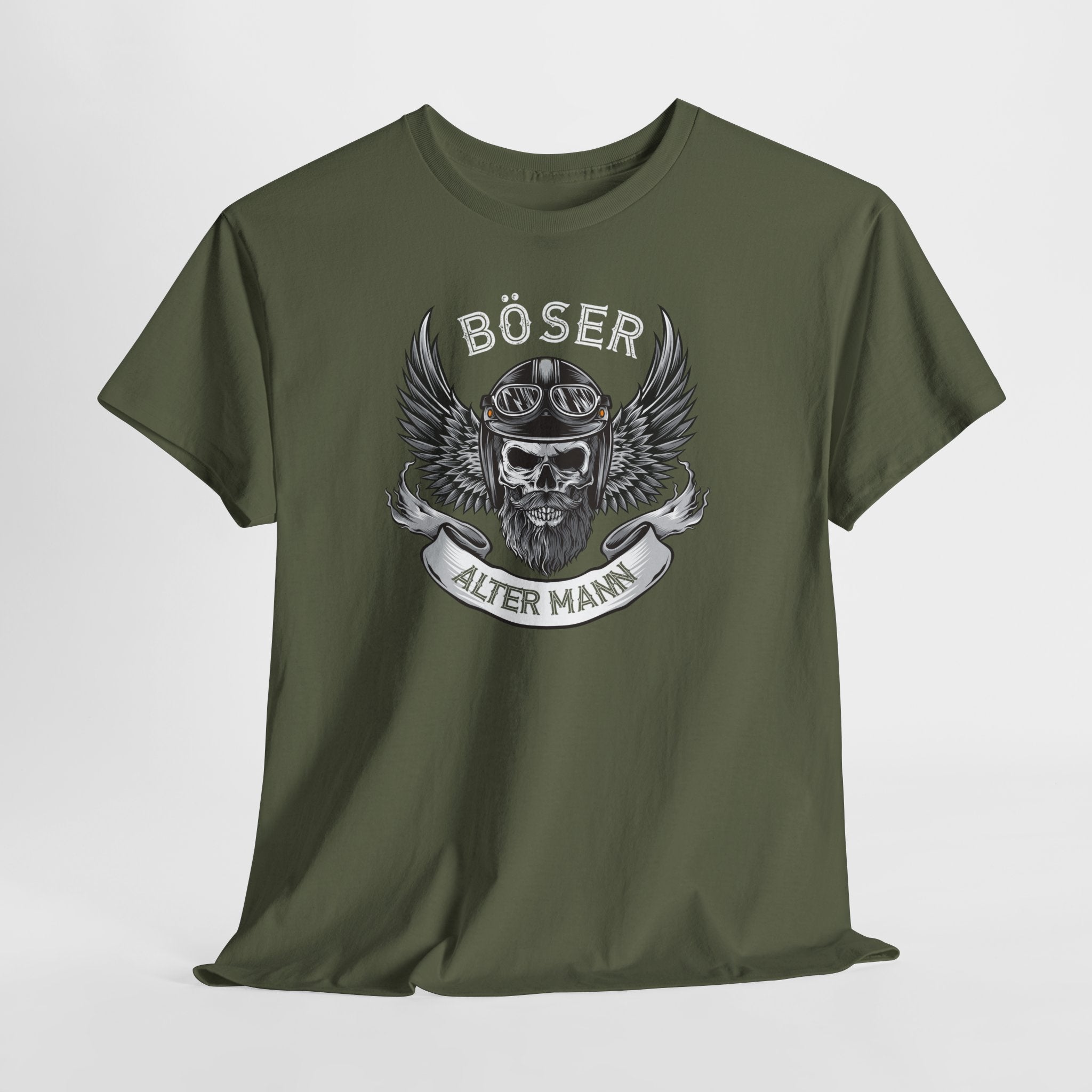 Biker Skull Shirt – Böser Alter Mann | Motorradfahrer Totenkopf Design