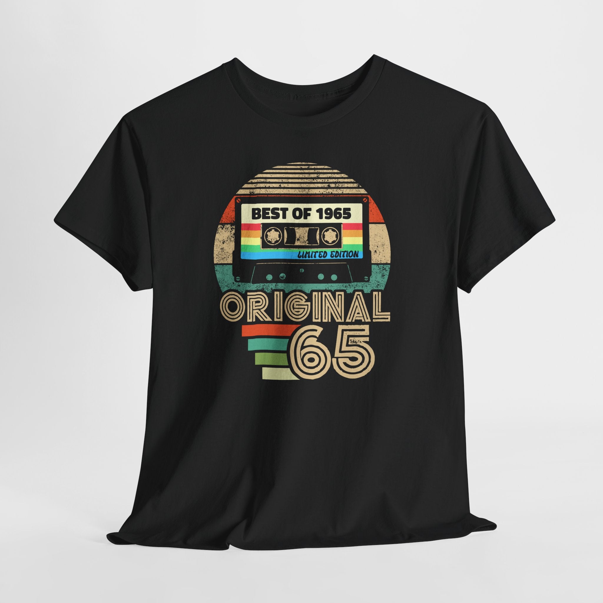60. Geburtstag Original 1965 Best Of 1965 Retro Musik Kassette Limited Edition Geschenk T-Shirt