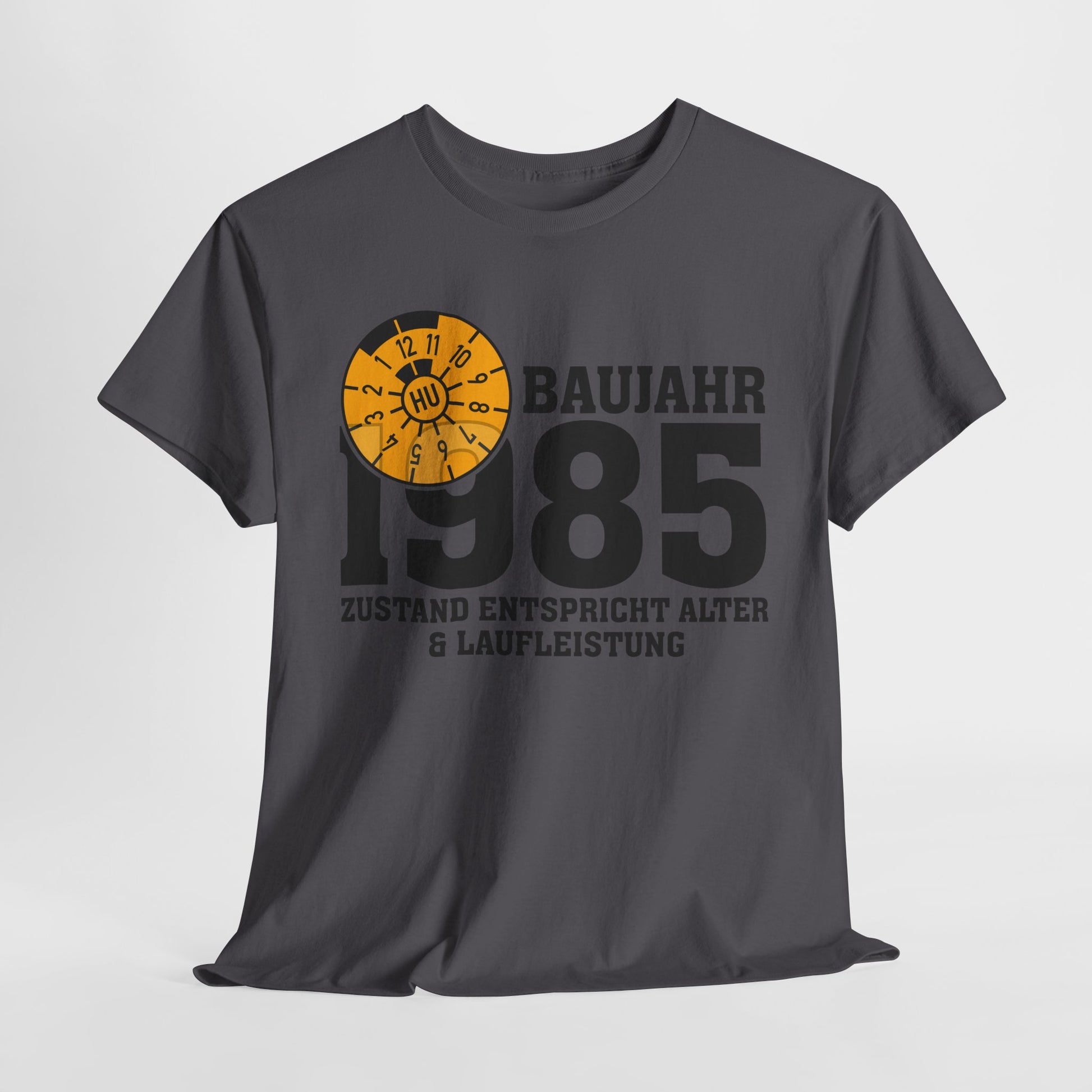 40. Geburtstag TÜV Plakette Baujahr 1985 Zustand entspricht Alter und Laufleistung Lustiges Geschenk T-Shirt