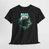 Papa Bear T-Shirt – Wilder Grizzly im Wald vor dem Vollmond