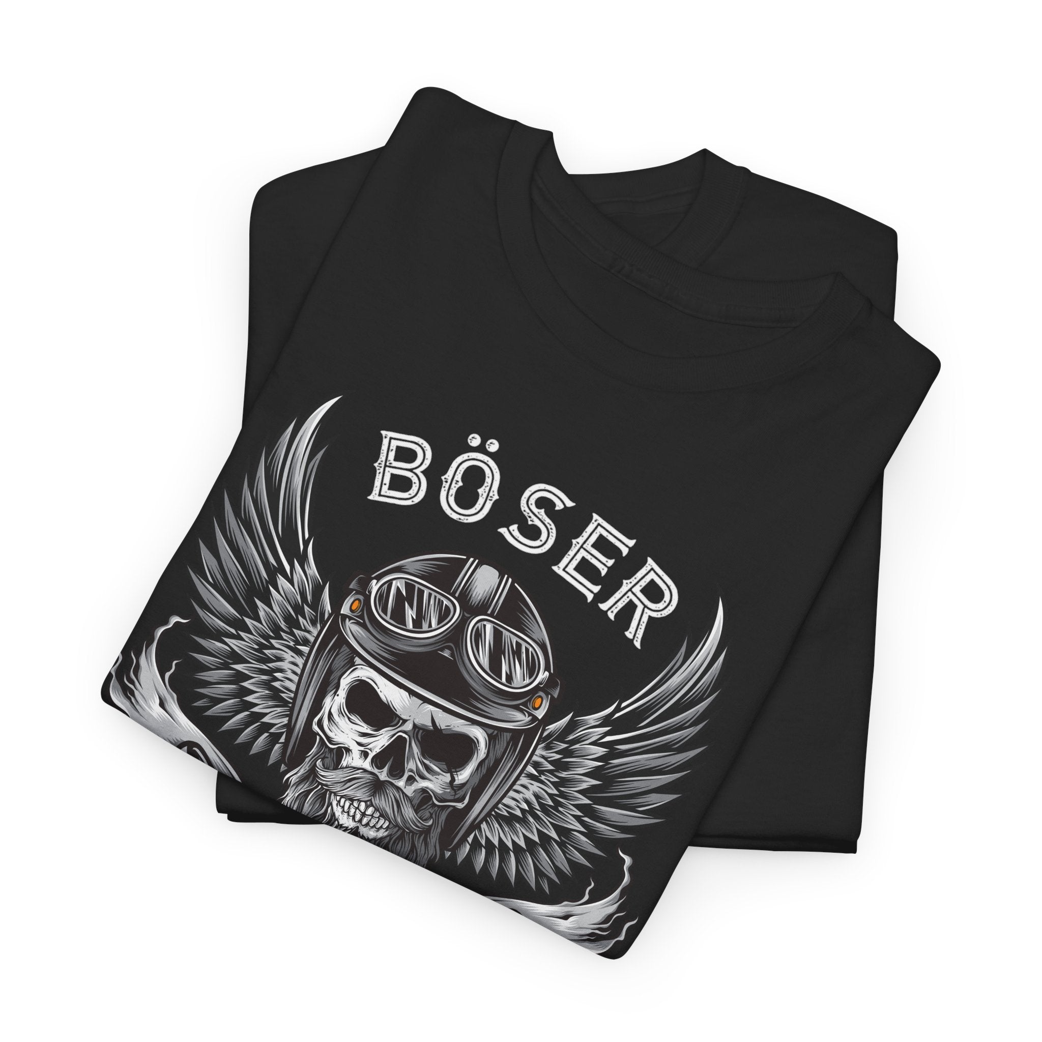 Biker Skull Shirt – Böser Alter Mann | Motorradfahrer Totenkopf Design