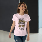 Mom Life Messy Bun - Mutter Mama Frauen Premium T-Shirt