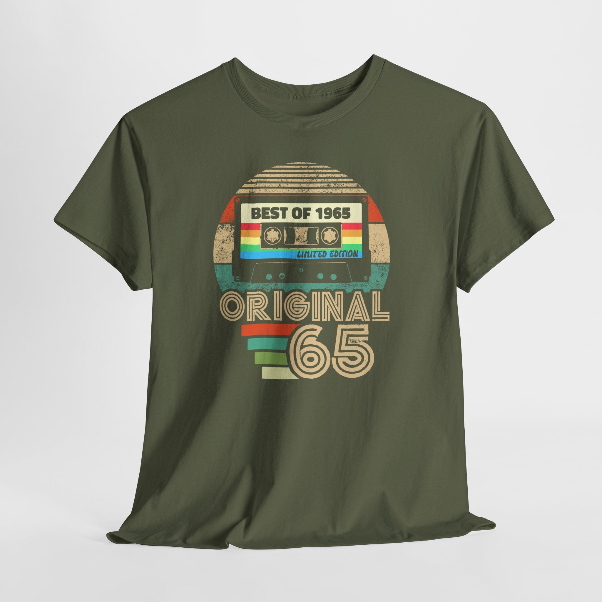60. Geburtstag Original 1965 Best Of 1965 Retro Musik Kassette Limited Edition Geschenk T-Shirt