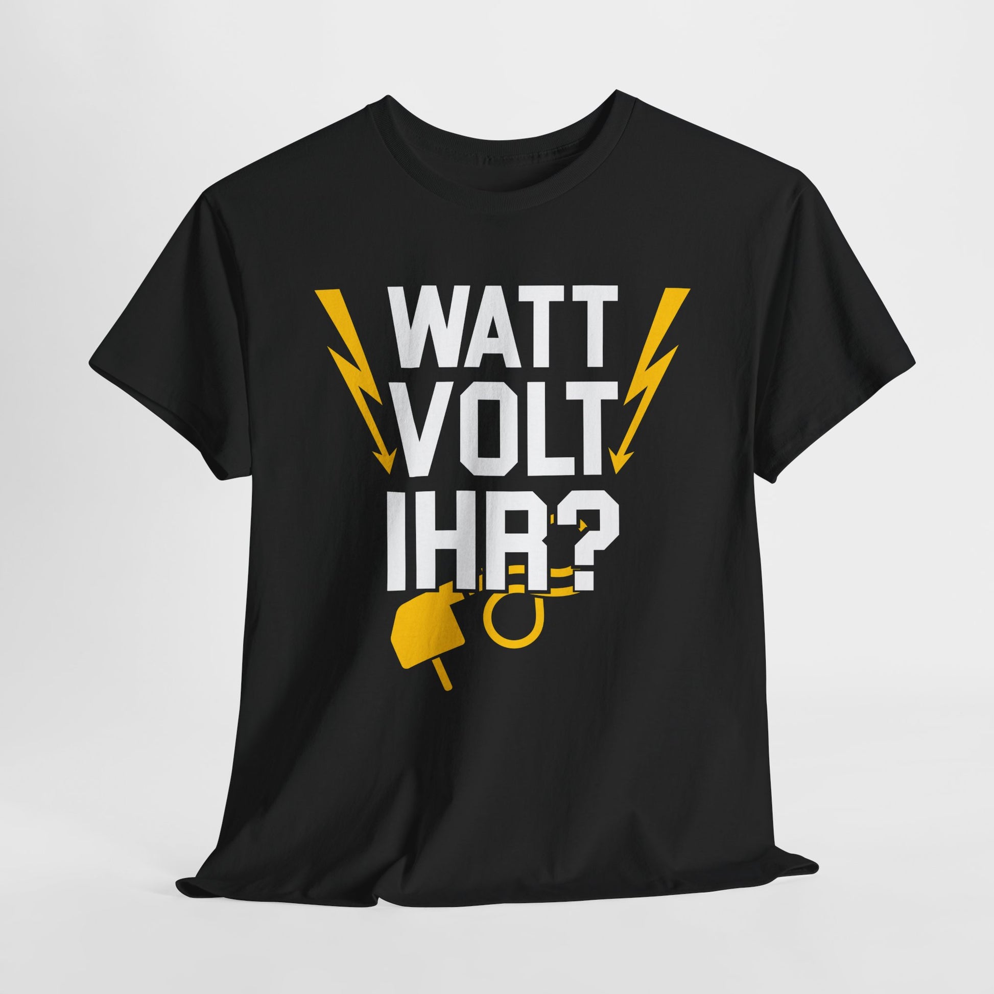 Elektriker WATT wollt IHR Lustiges Männer T-Shirt
