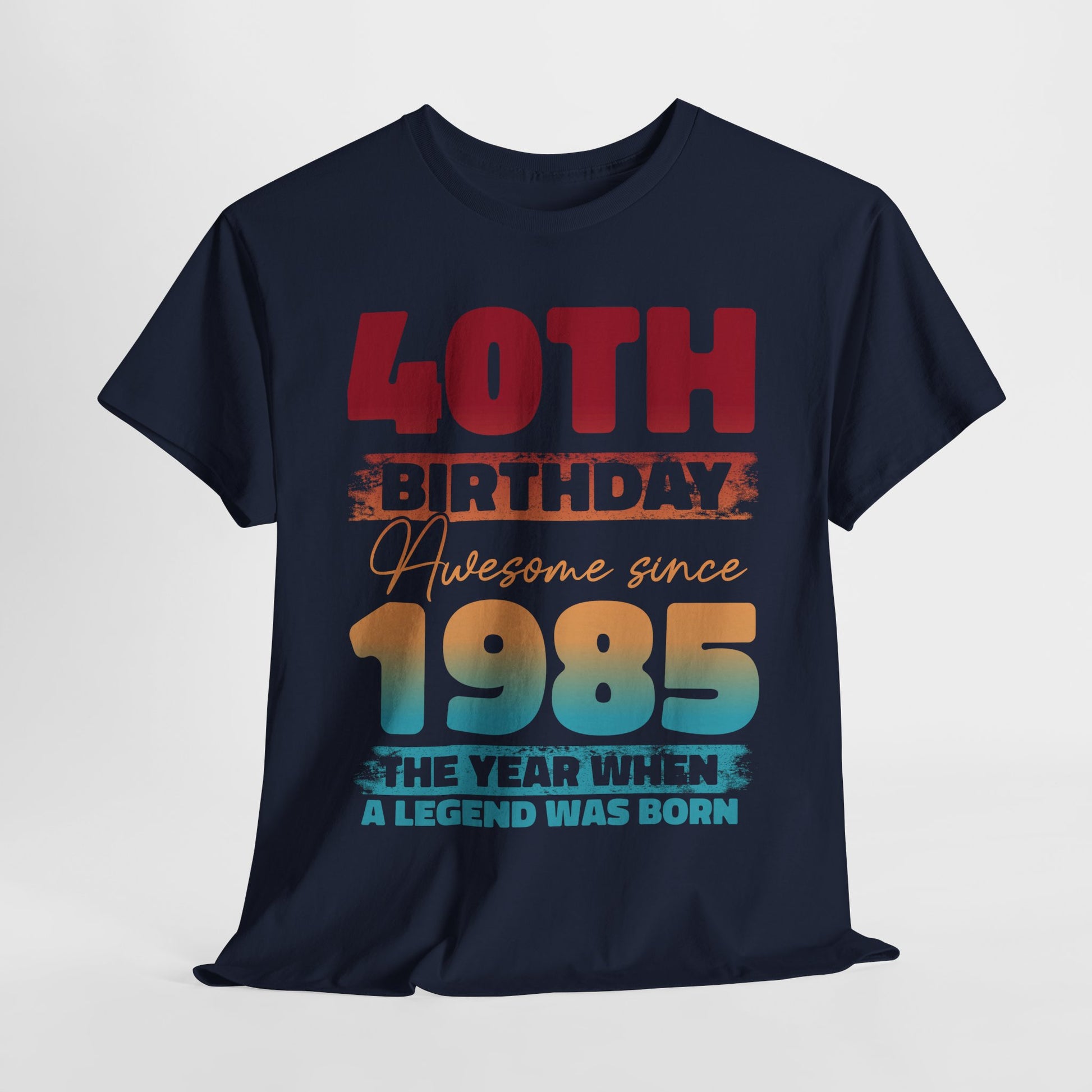 40. Geburtstag Vintage Retro Limited Edition Geboren 1985 Legend Was Born Geschenk T-Shirt