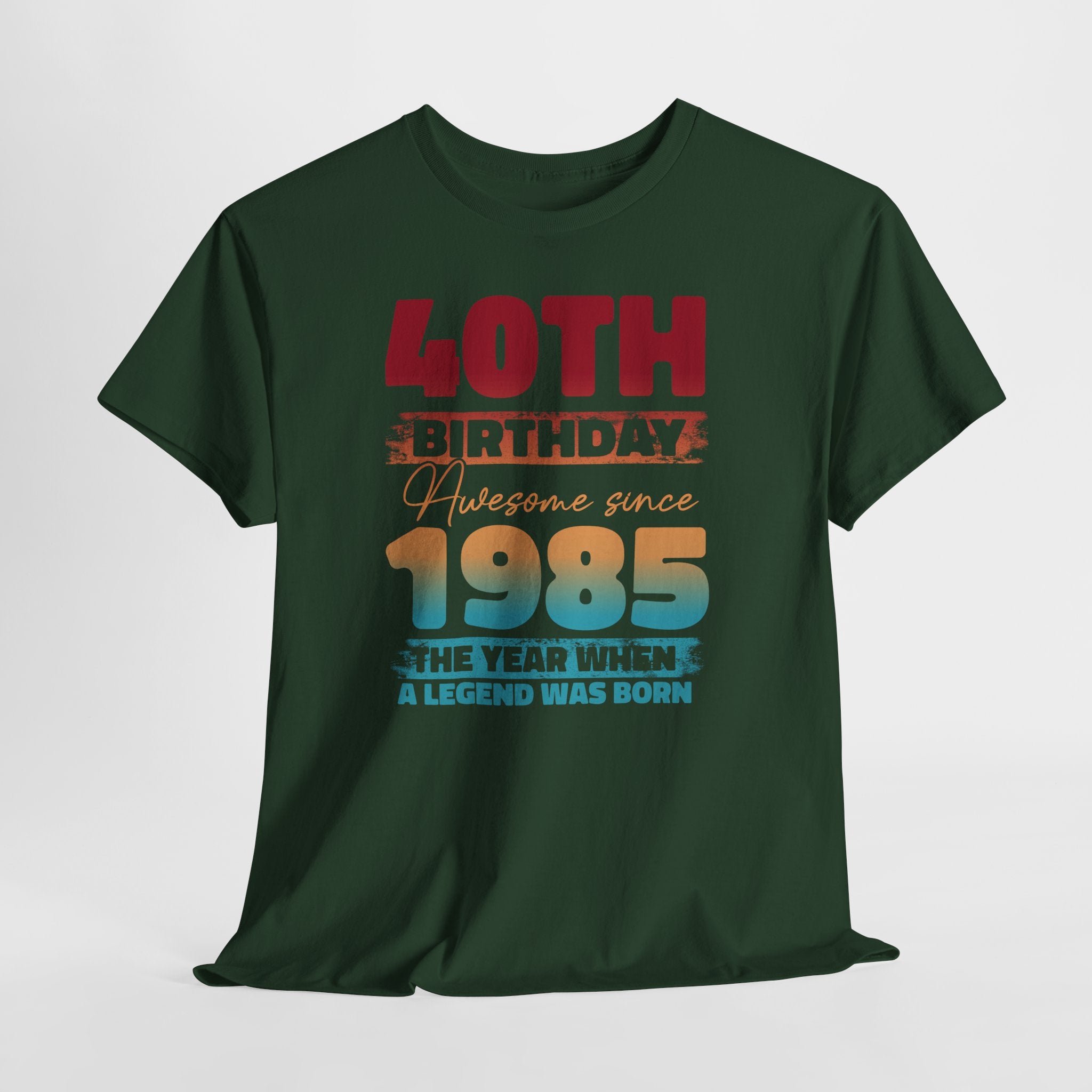 40. Geburtstag Vintage Retro Limited Edition Geboren 1985 Legend Was Born Geschenk T-Shirt