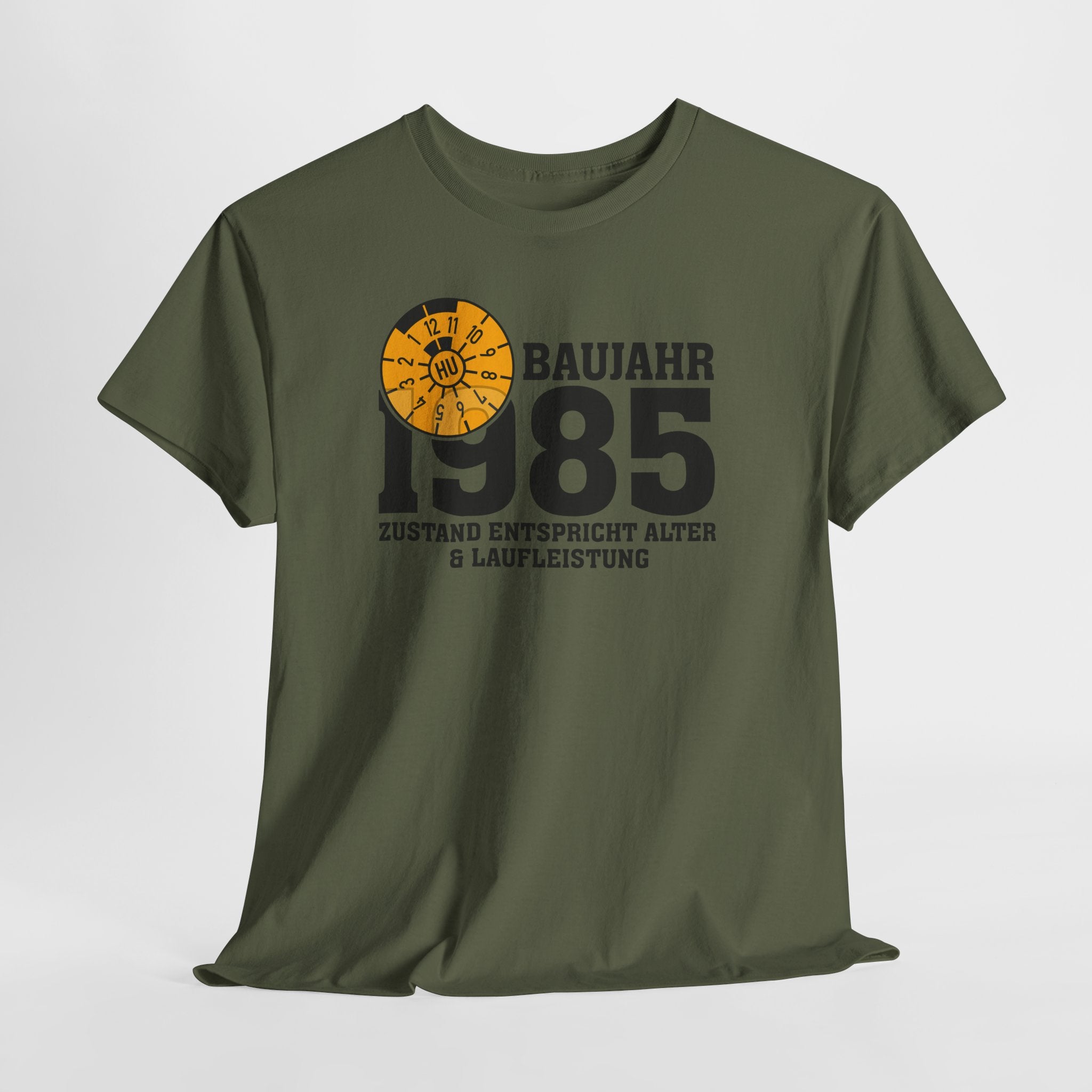 40. Geburtstag TÜV Plakette Baujahr 1985 Zustand entspricht Alter und Laufleistung Lustiges Geschenk T-Shirt