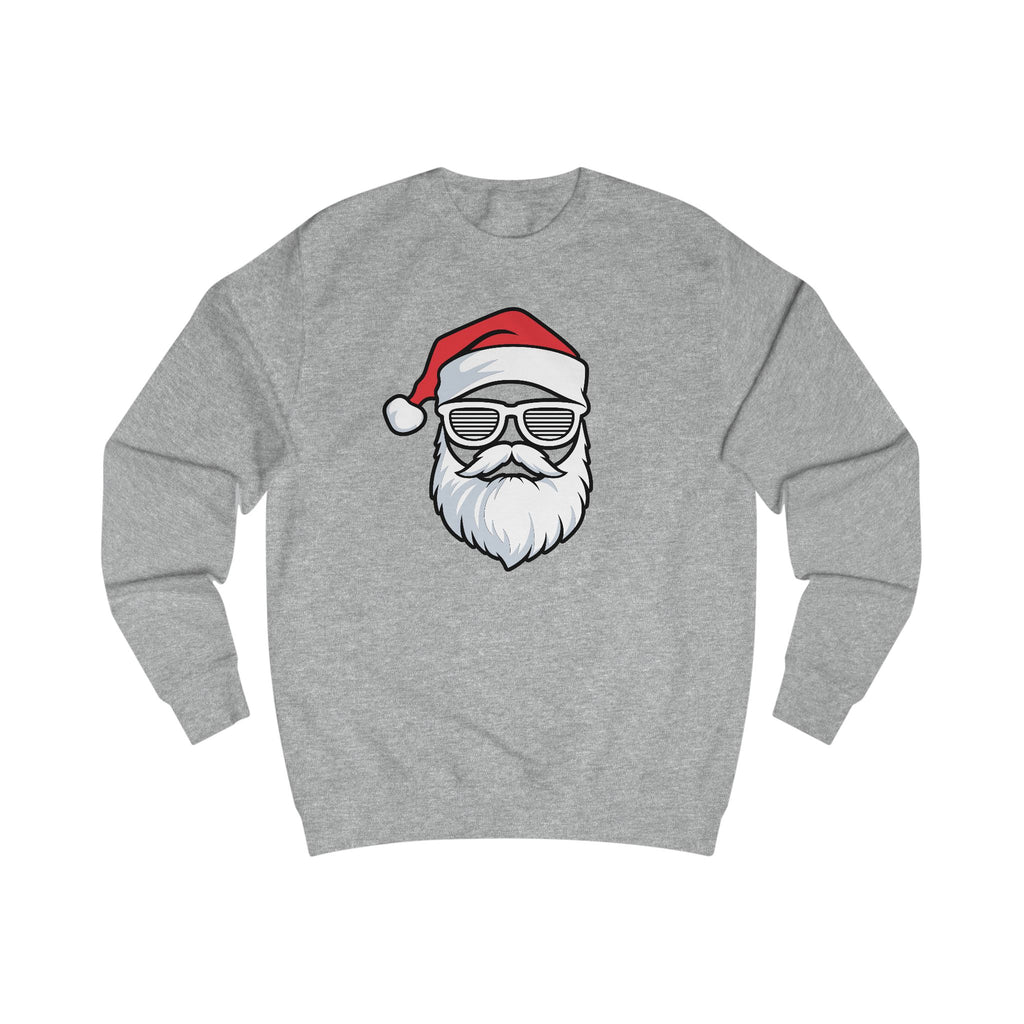 Cooler Weihnachtsmann – Stylischer Santa mit Bart & Brille - Unisex Sweatshirt