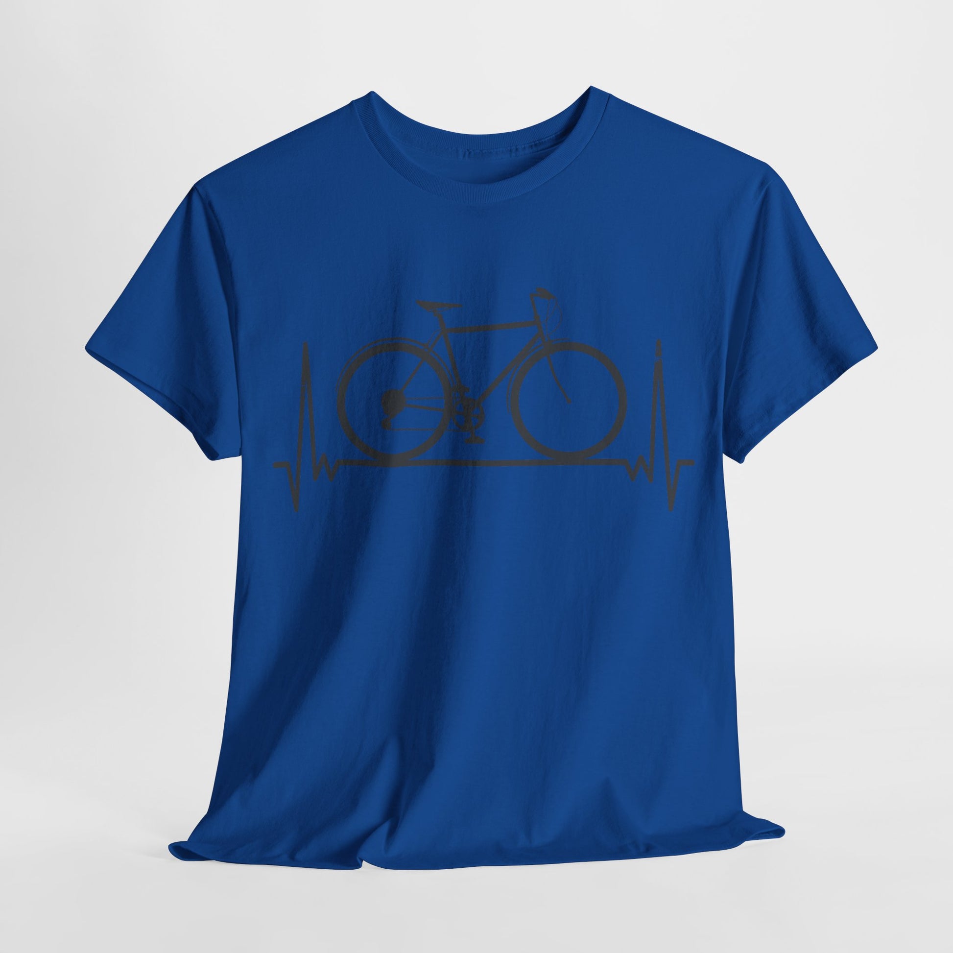 Fahrrad EKG Herzschlag Radfahrer aus Leidenschaft T-Shirt