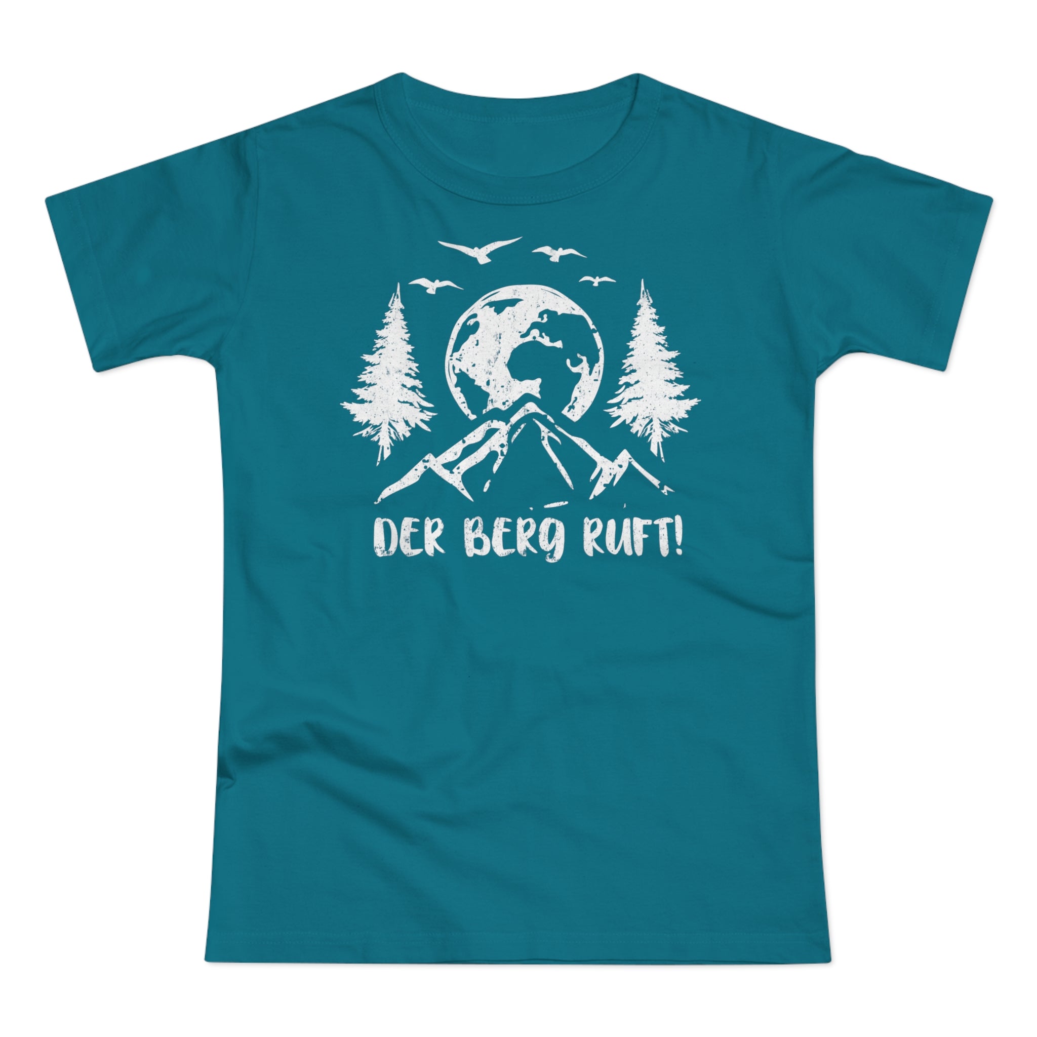 Bergmensch Berge Wandern Natur Shirt Der Berg Ruft Lustiges Geschenk Frauen Premium T-Shirt