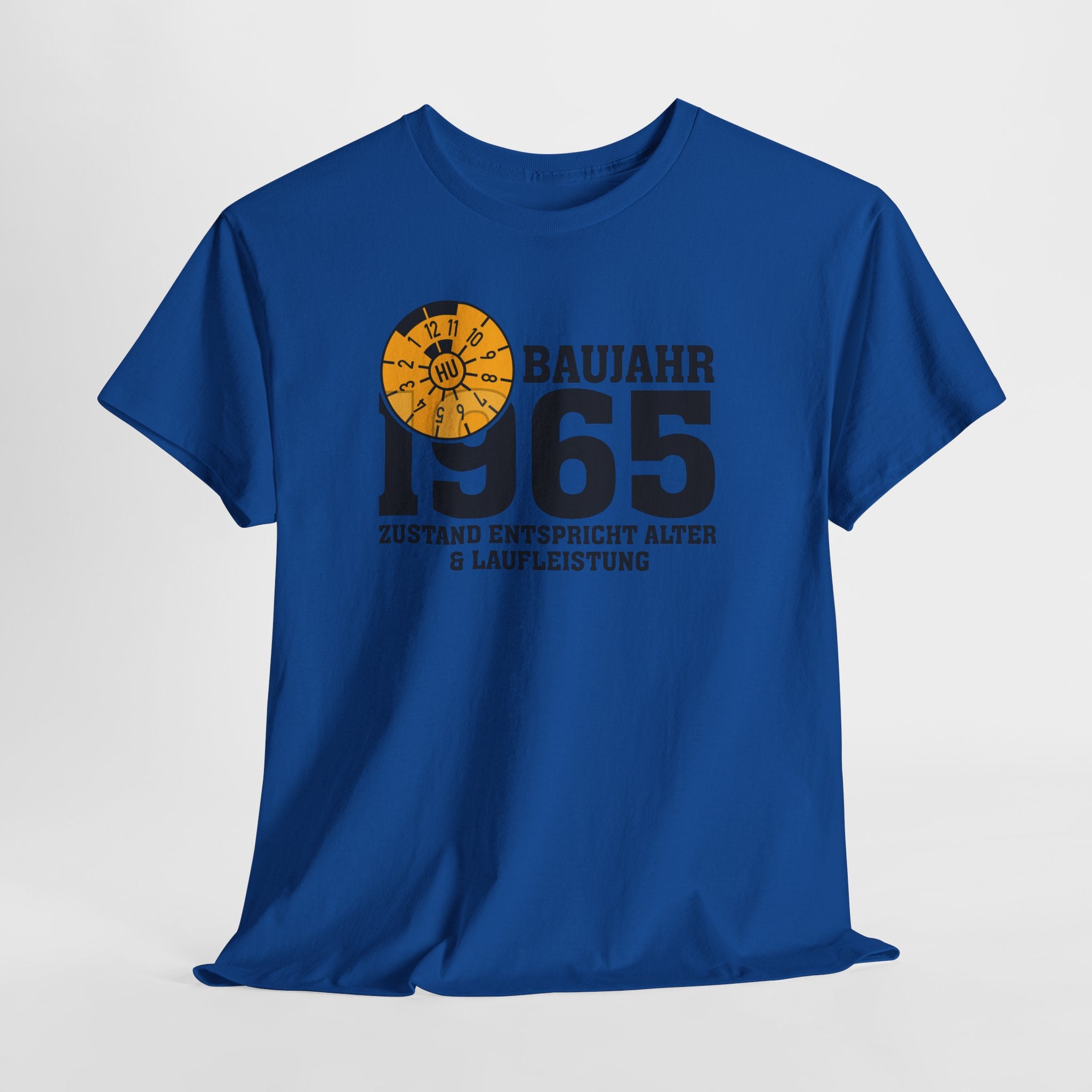 60. Geburtstag TÜV Plakette Baujahr 1965 Zustand entspricht Alter und Laufleistung Lustiges Geschenk T-Shirt