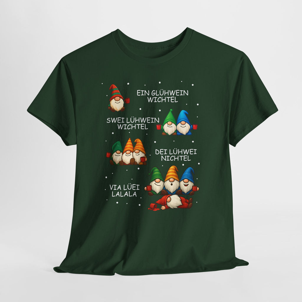 Lustige Glühwein Wichtel – Betrunkene Weihnachtsgnome Shirt