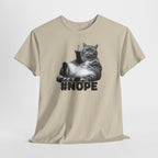 Nope Cat Shirt – Grumpy Katze mit Mittelfinger | Lustiges Katzenmotiv