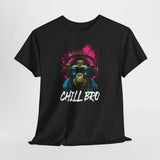 Chill Bro – Neon Affe mit Kopfhörern T-Shirt