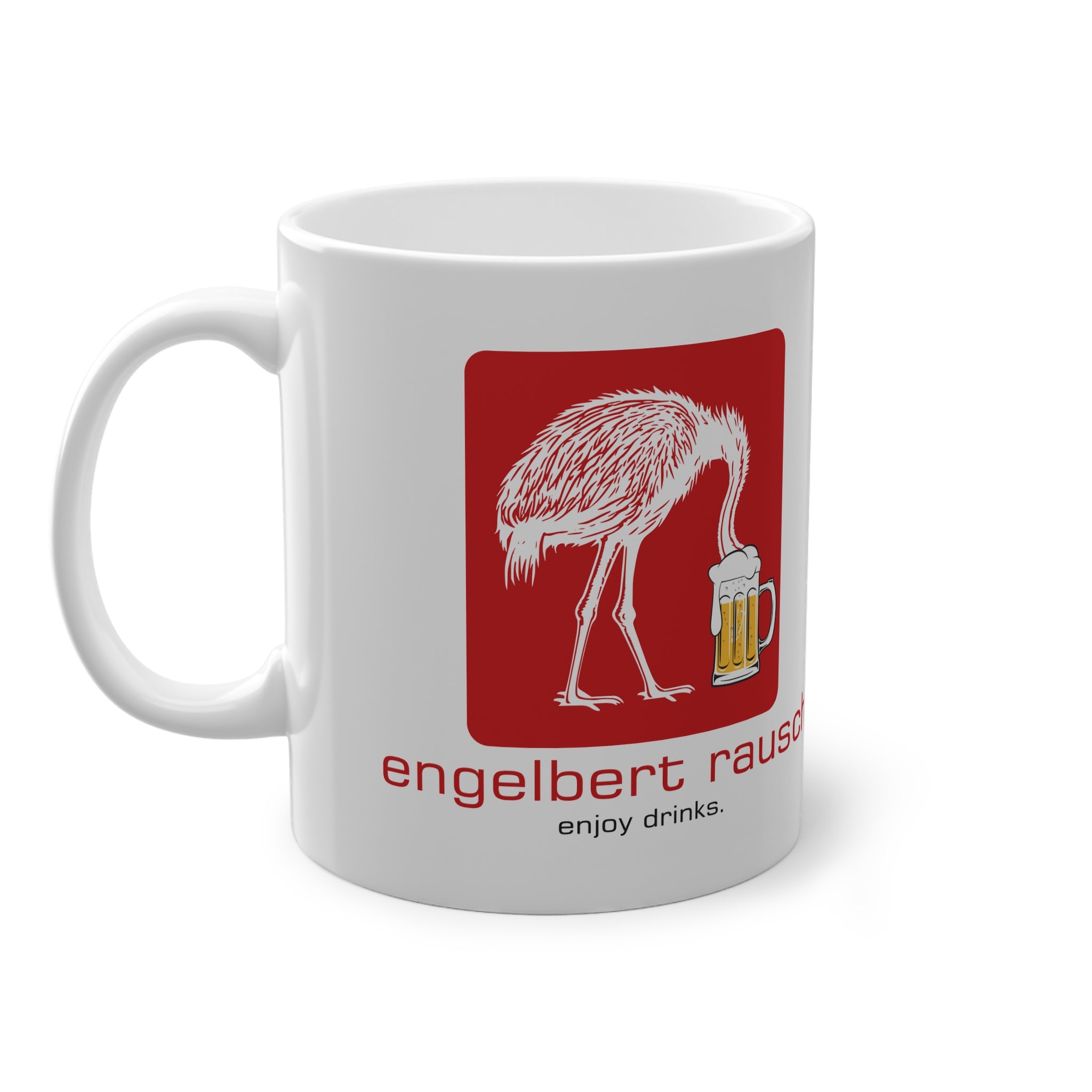 Bier Engelbert Rausch Parodie Lustiges Geschenk Kaffee Tasse