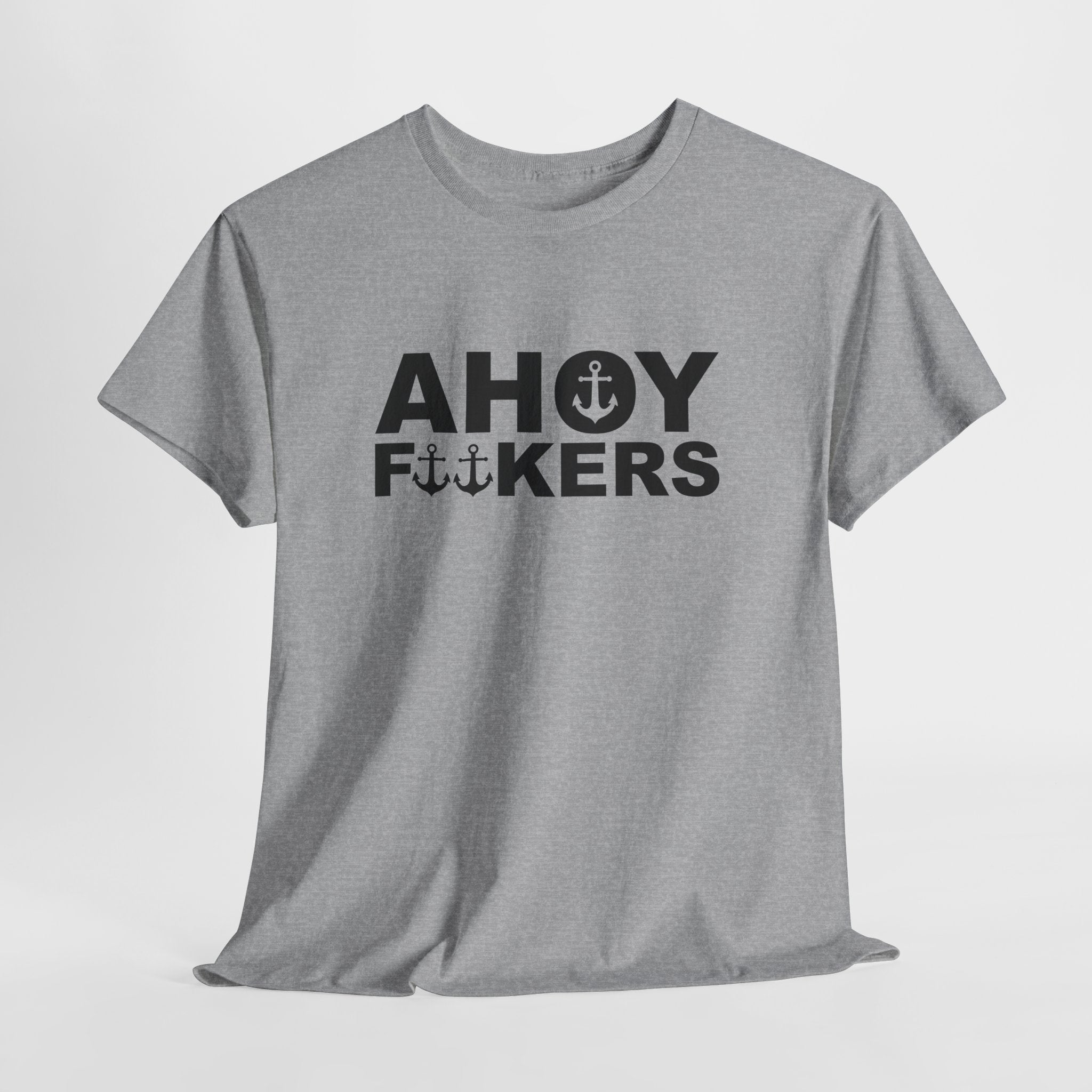 Freches Ahoy Shirt – Maritime Humor Spruch mit Anker
