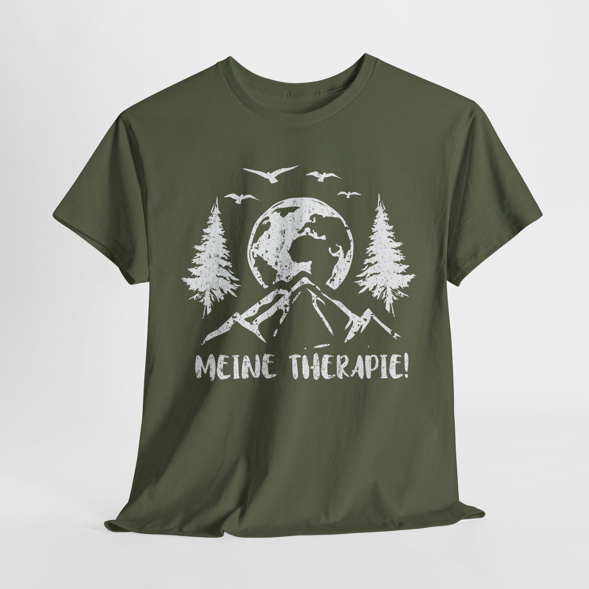 Bergmensch Berge Wandern Natur Shirt Meine Therapie Lustiges Geschenk T-Shirt