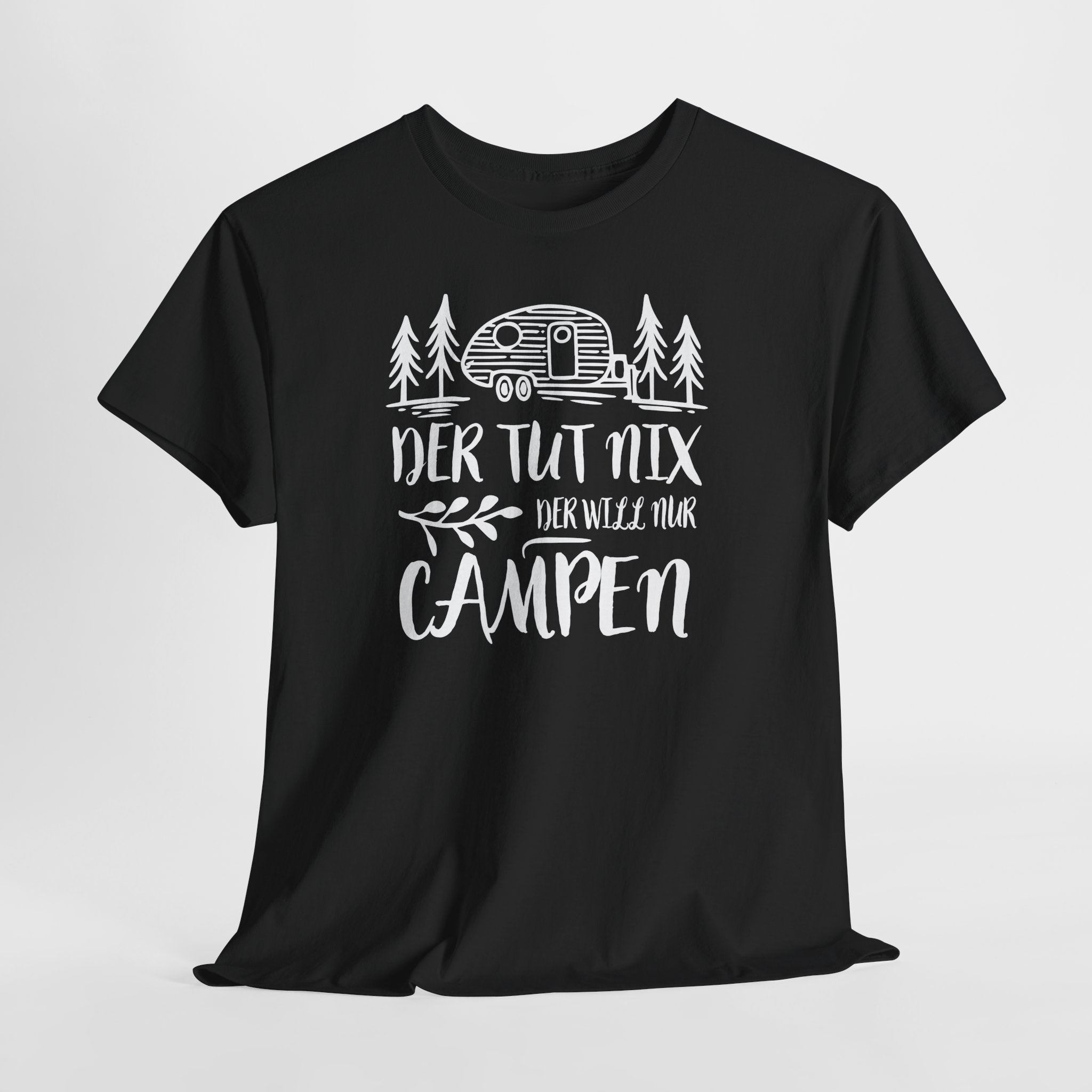 Camping Spruch Shirt – Der tut nix der will nur campen