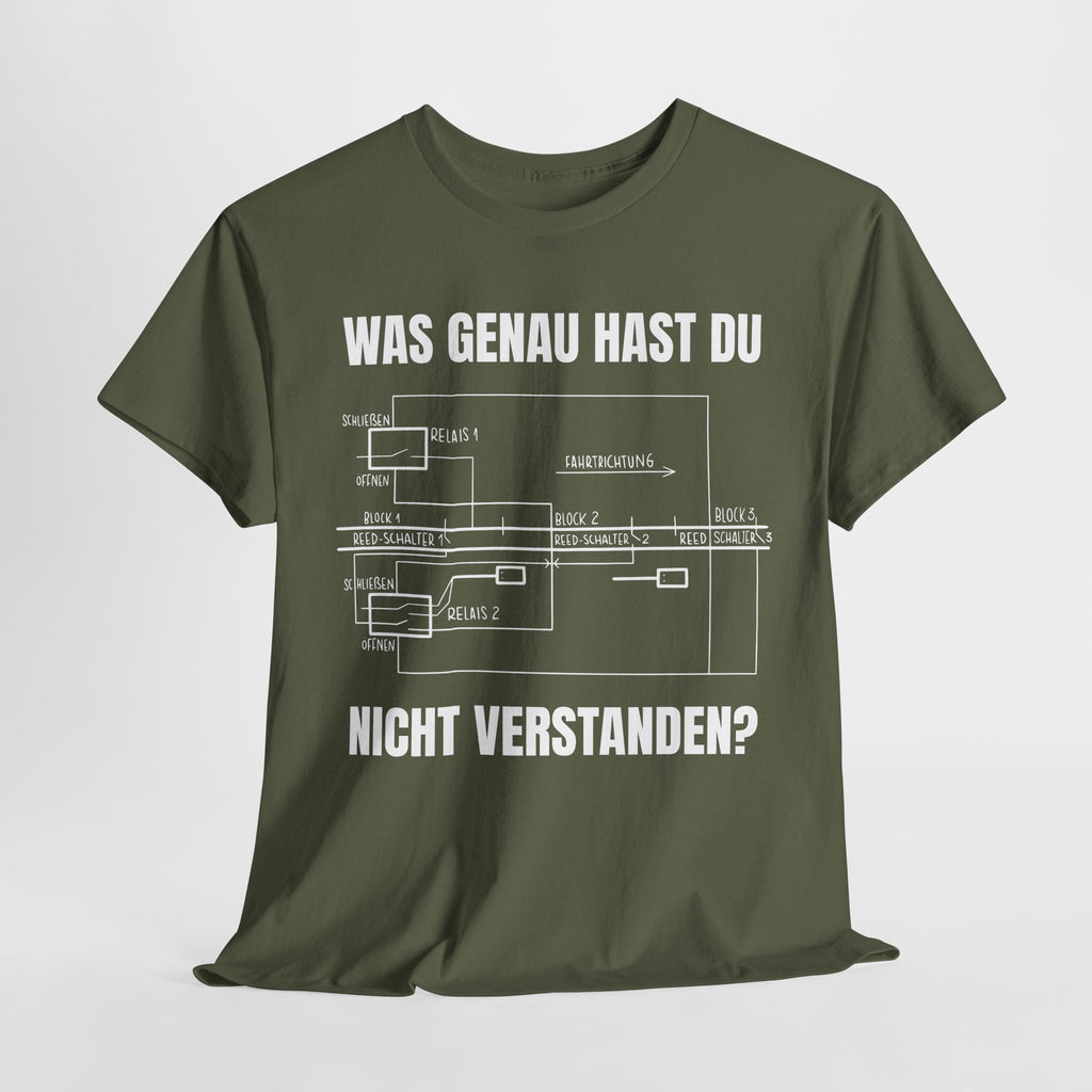 Elektriker Shirt Schaltplan - Was hast Du nicht verstanden Lustiges T-Shirt
