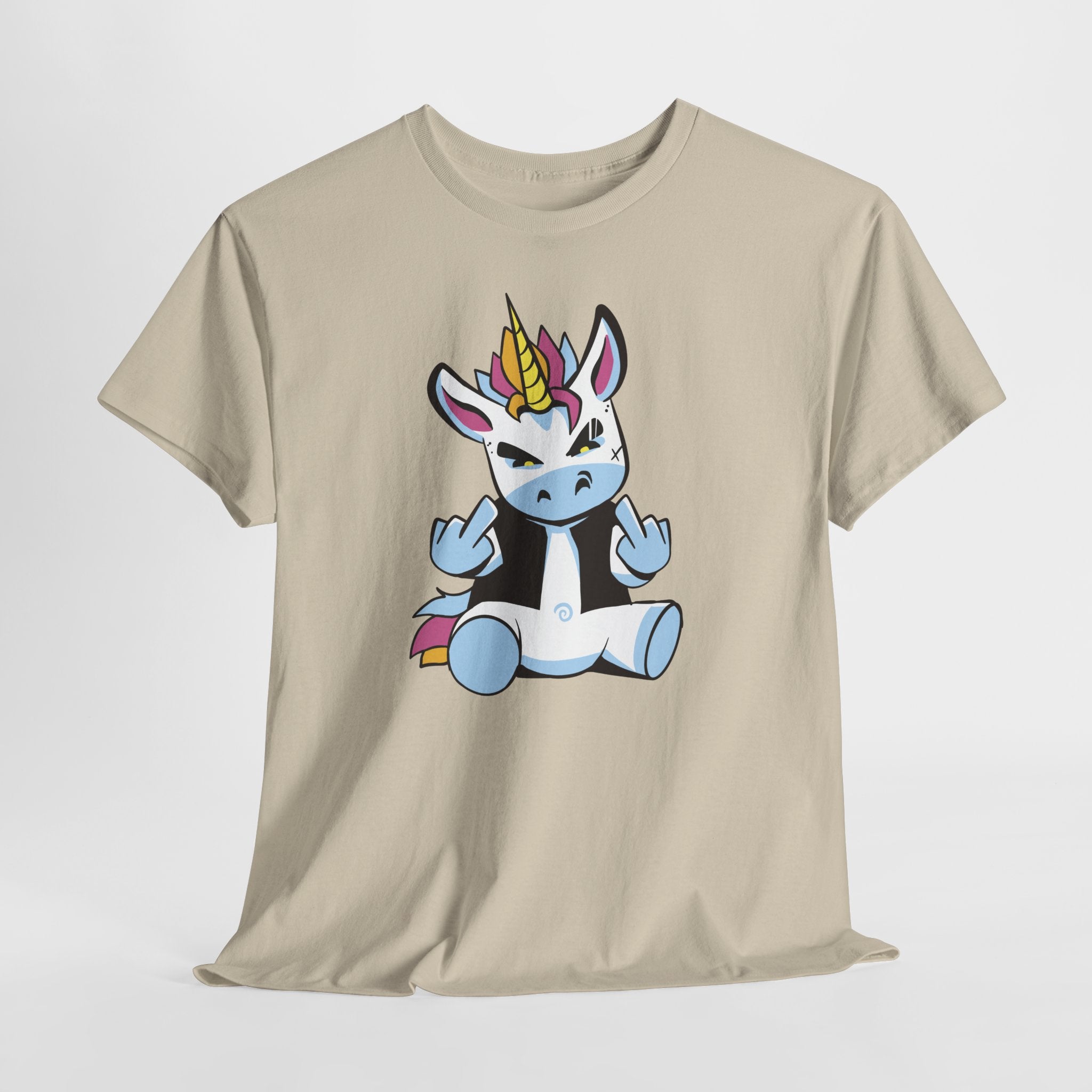 Badass Einhorn Shirt – Freches Unicorn mit Doppelmittelfinger