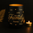 Windlicht we are family4