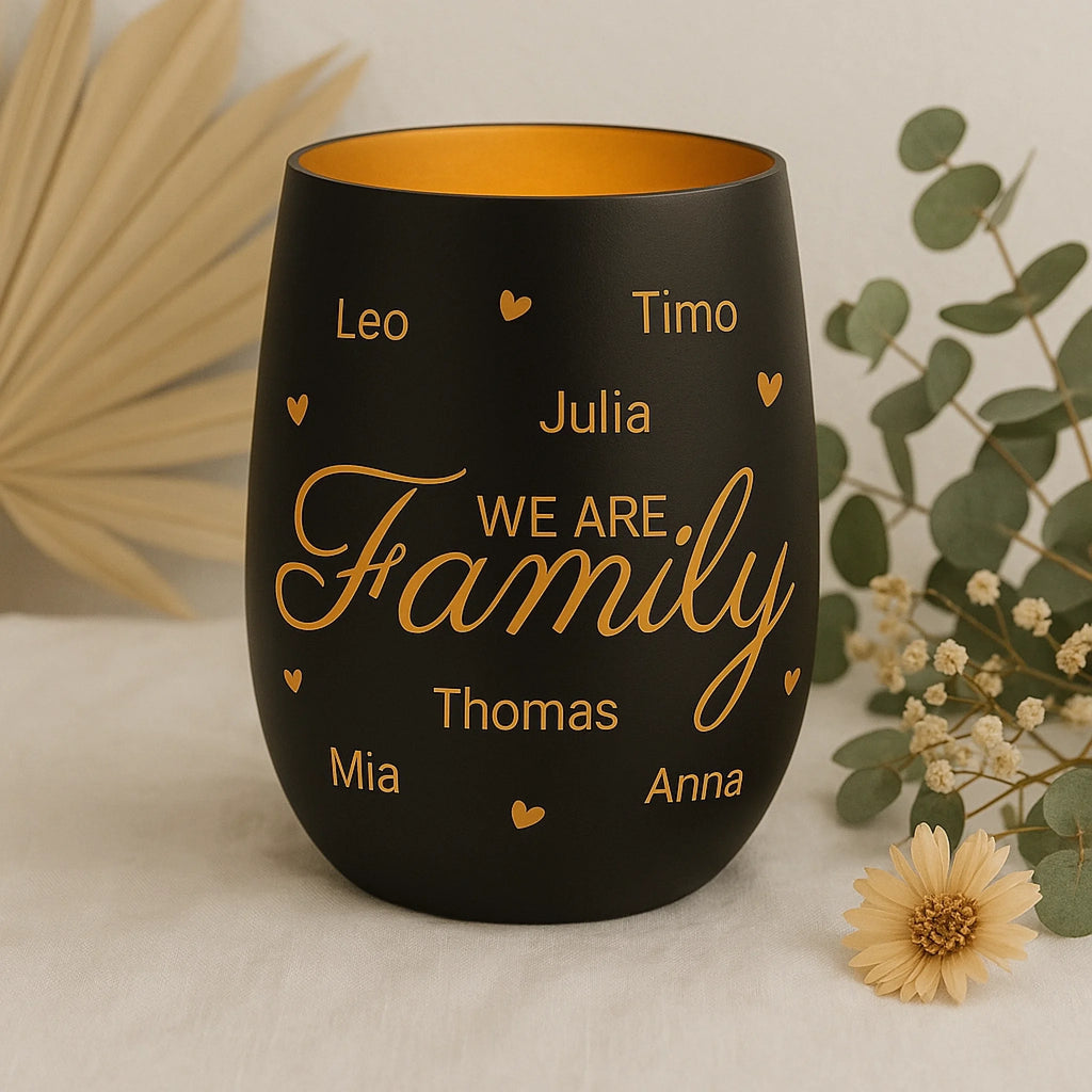 Windlicht we are family3