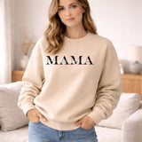 Mama Sweatshirt personalisiert | Mama Pullover mit Namen | Geschenk für Mama | Cozy Crewneck Unisex