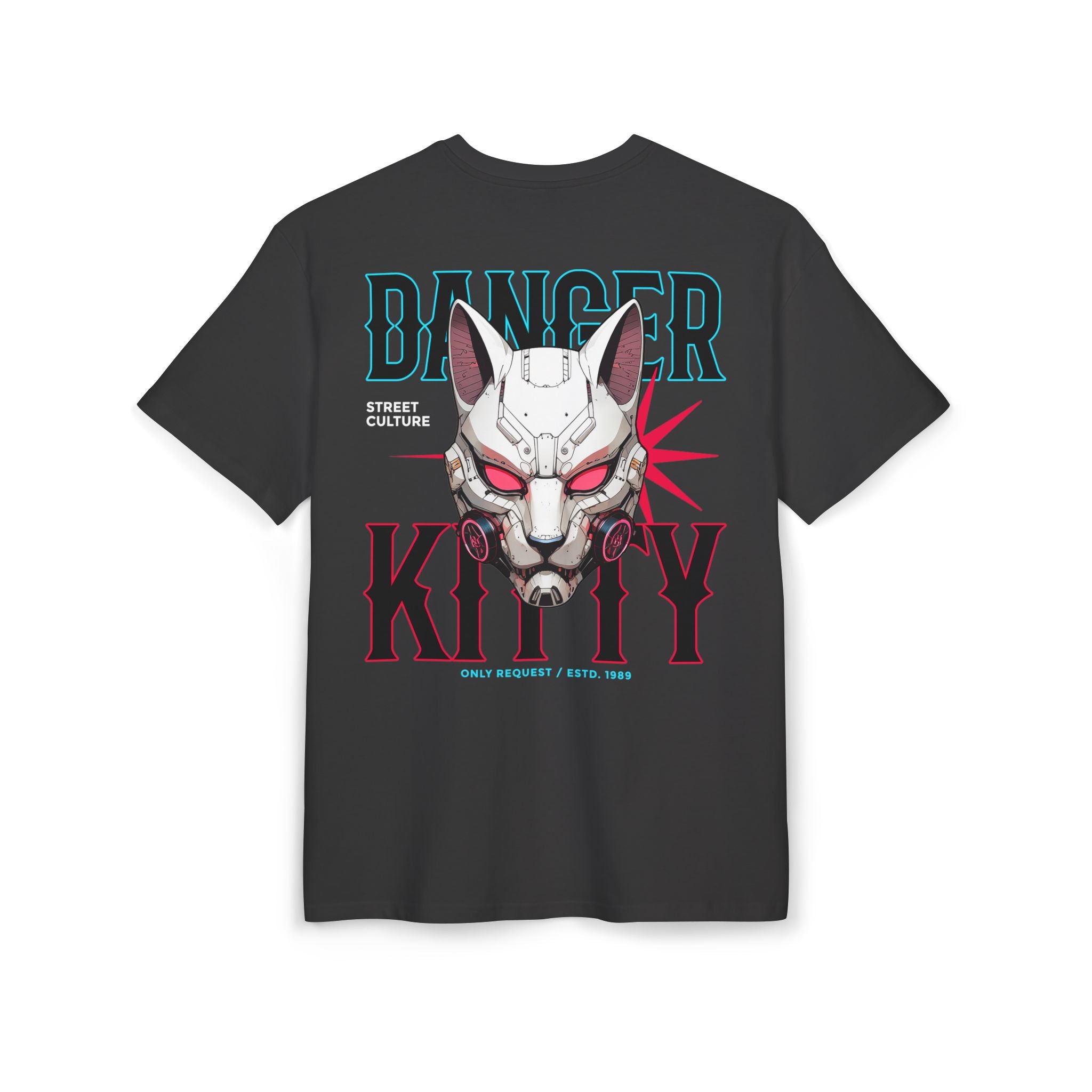 Danger Kitty – Cyber Streetwear Oversized Shirt