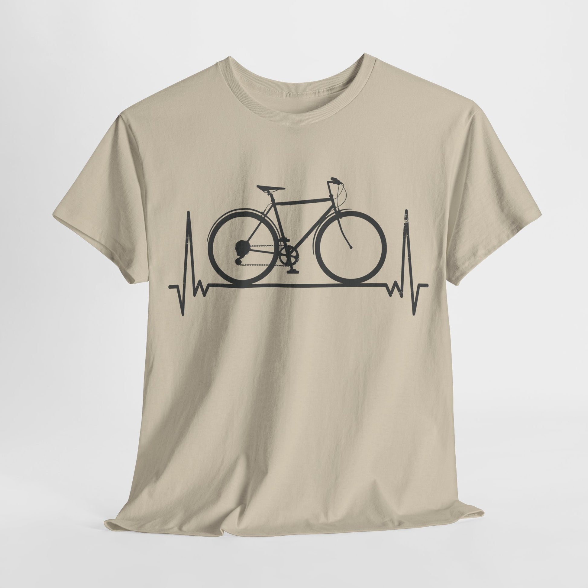 Fahrrad EKG Herzschlag Radfahrer aus Leidenschaft T-Shirt