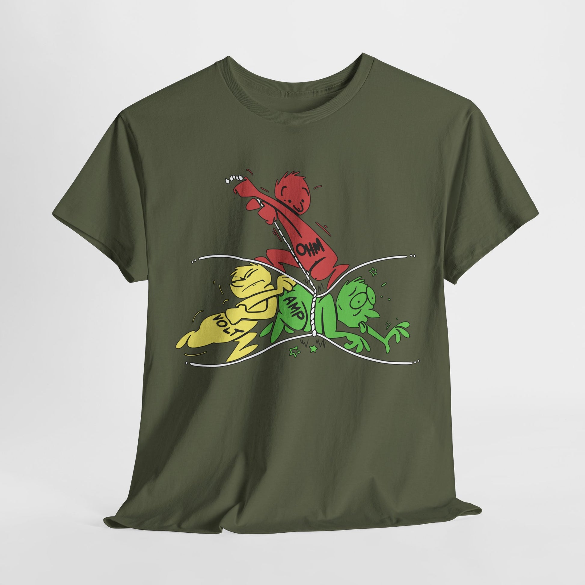 Elektriker Shirt Ohms Gesetz Witziges T-Shirt