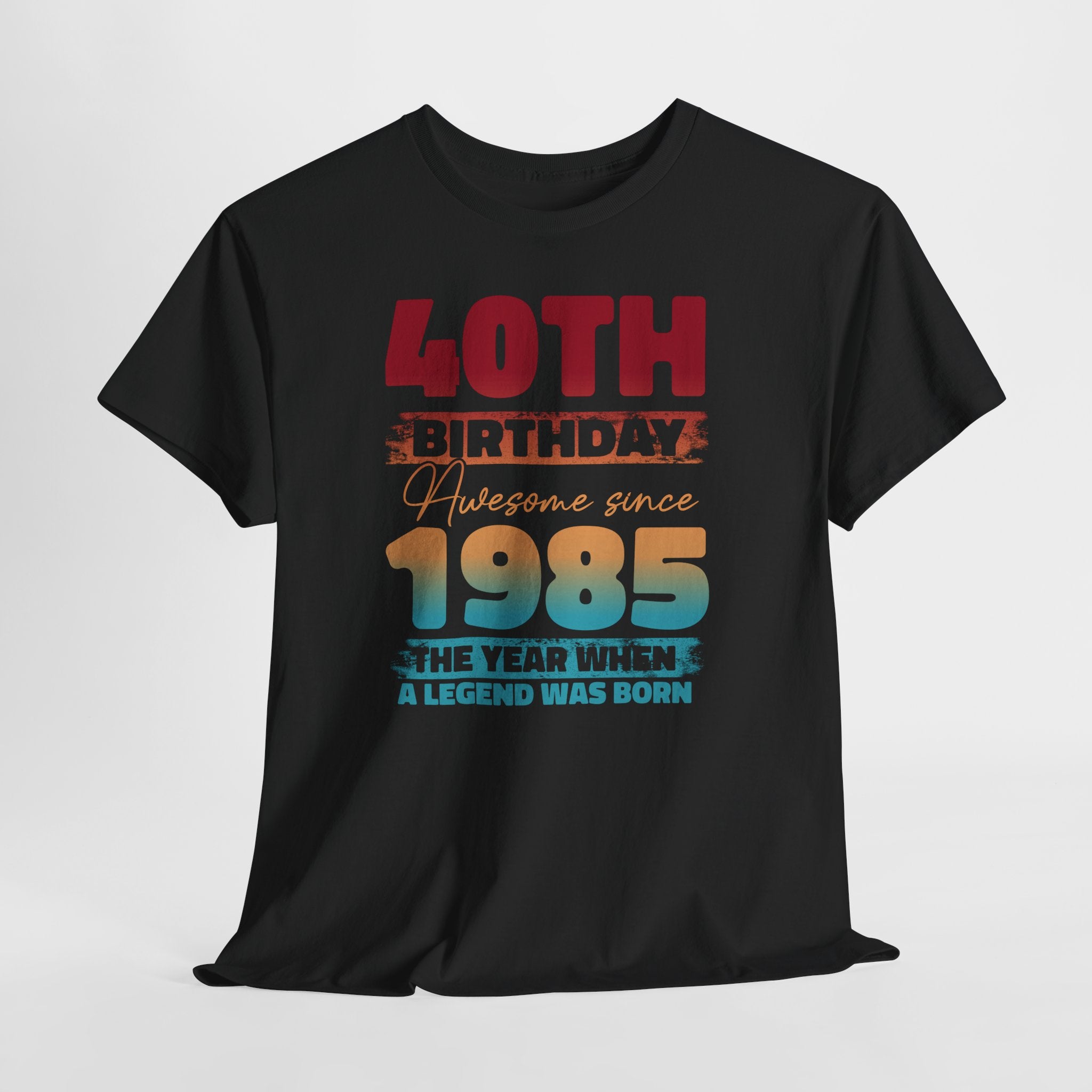 40. Geburtstag Vintage Retro Limited Edition Geboren 1985 Legend Was Born Geschenk T-Shirt