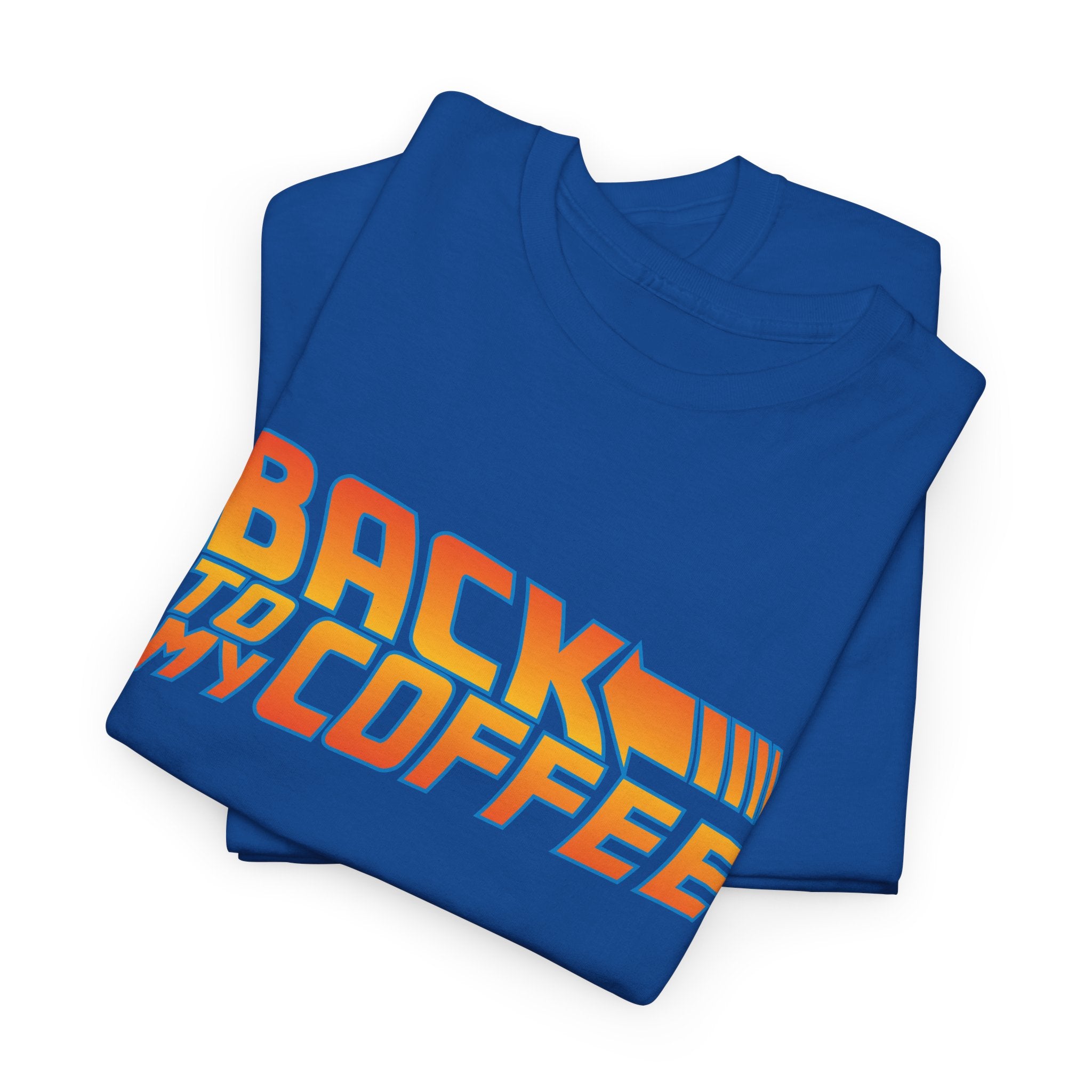 Back to My Coffee T-Shirt – Lustiges Retro Kaffeeliebhaber Design