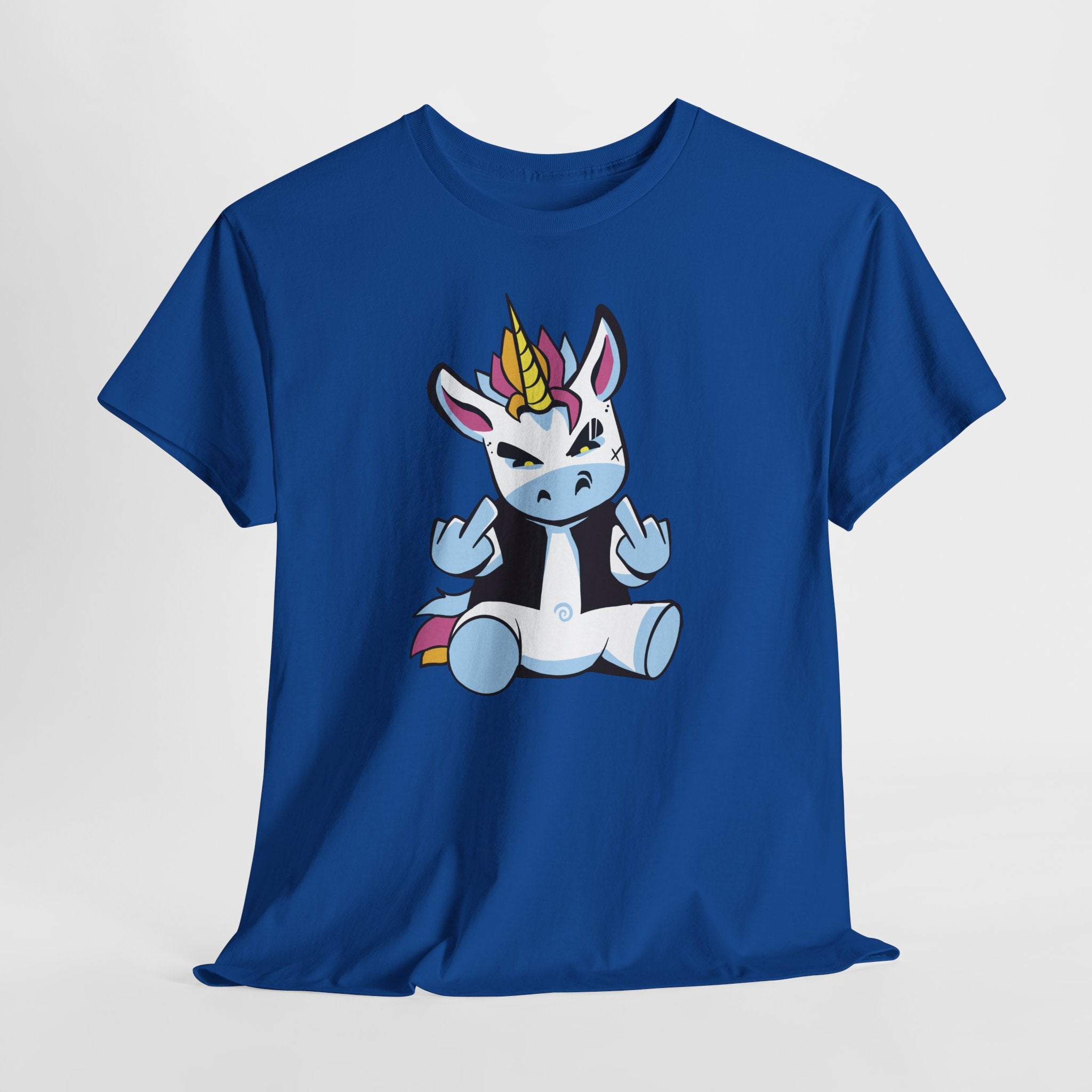 Badass Einhorn Shirt – Freches Unicorn mit Doppelmittelfinger