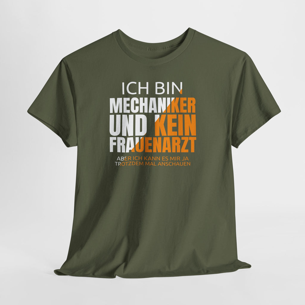 Bin Mechaniker und kein Frauenarzt - Lustiges Elektriker T-Shirt