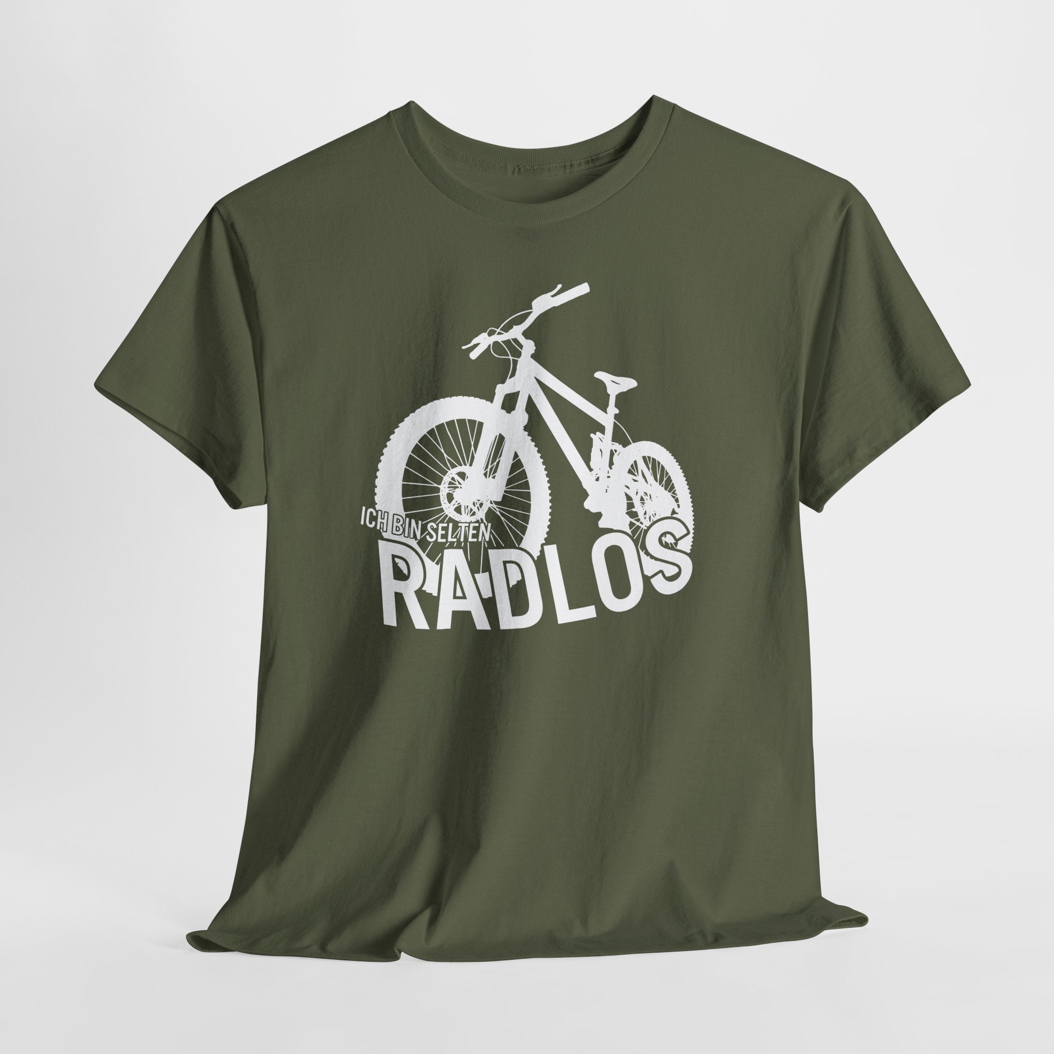 Ich bin selten radlos – Lustiges Fahrrad Shirt