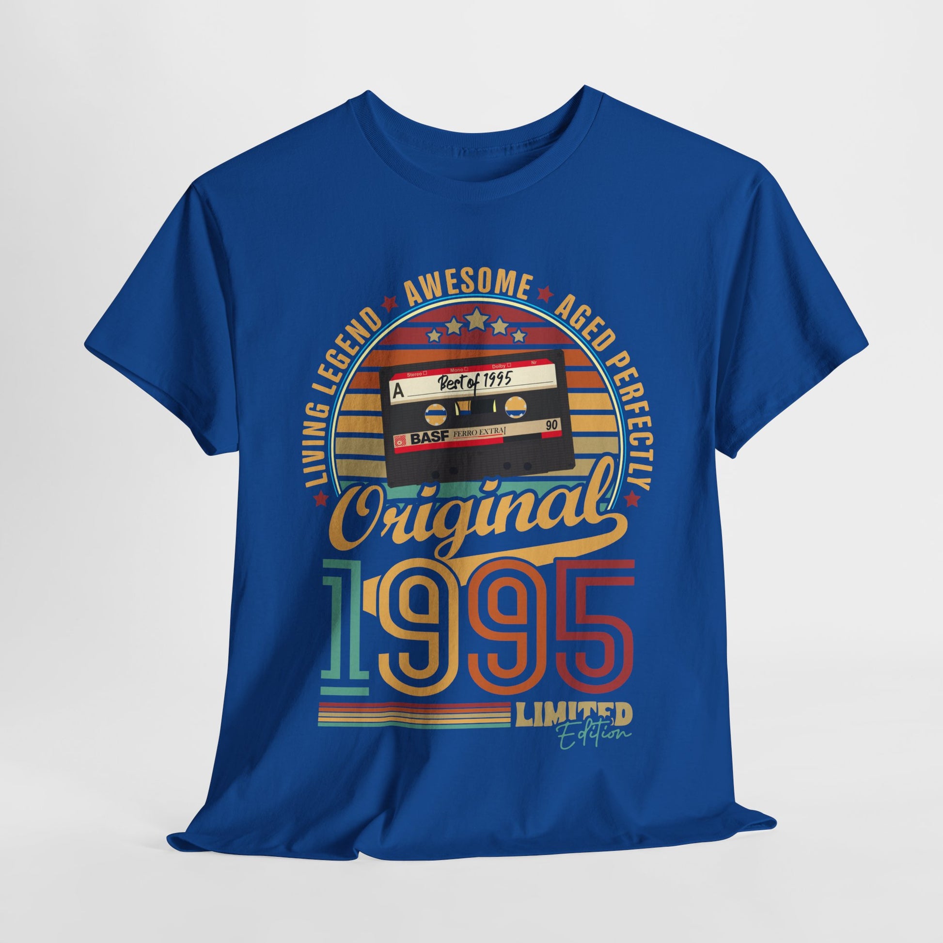 30. Geburtstag Geboren 1995 Retro Kassette Limited Edition Geschenk T-Shirt