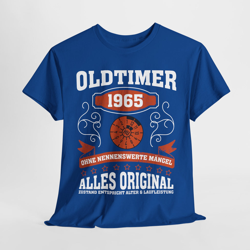 60. Geburtstag Oldtimer 1965 Zustand entspricht Alter und Laufleistung TÜV Lustiges Mechaniker Geschenk T-Shirt