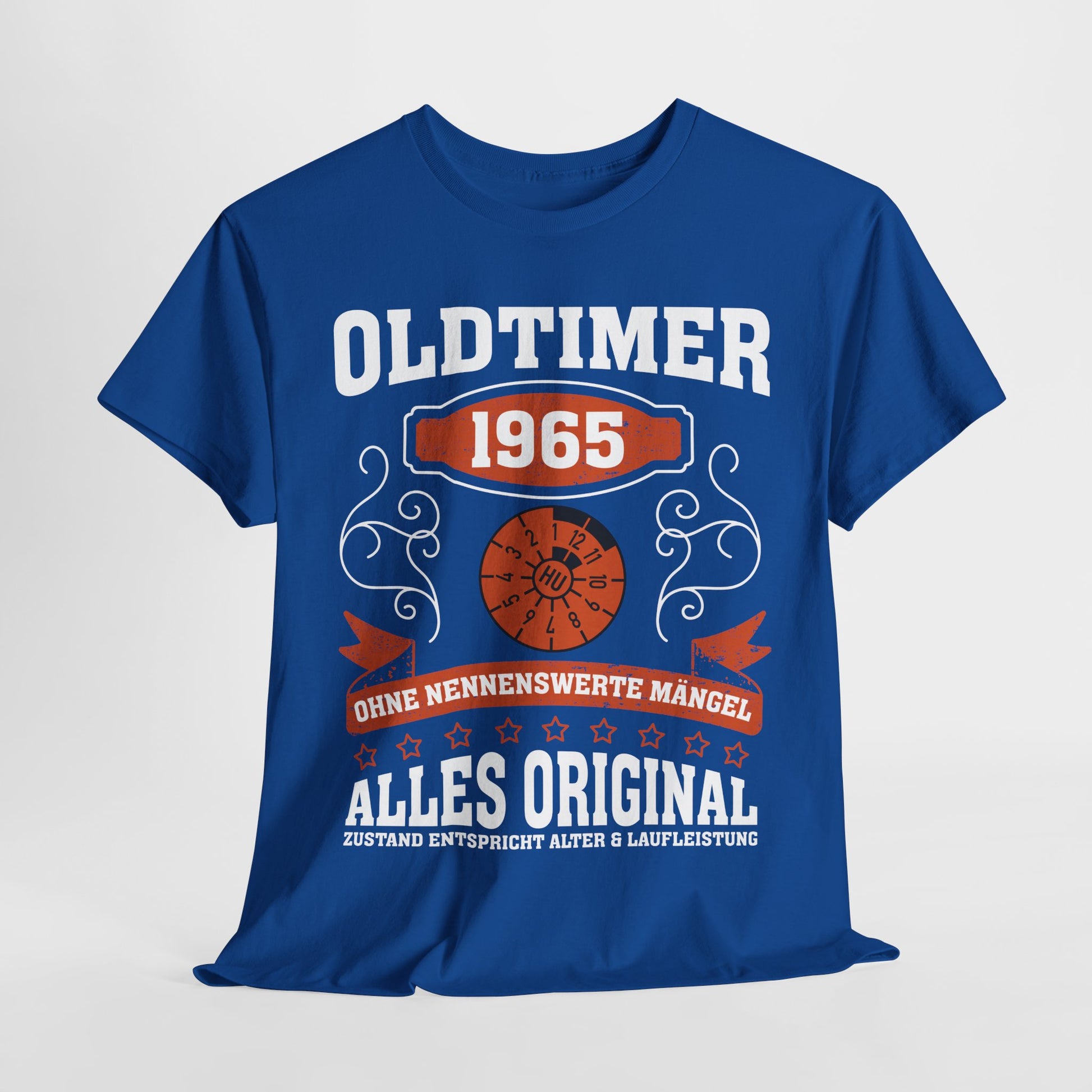 60. Geburtstag Oldtimer 1965 Zustand entspricht Alter und Laufleistung TÜV Lustiges Mechaniker Geschenk T-Shirt