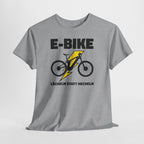 E-Bike Shirt – Lächeln statt Hecheln | Lustiges E-Bike Fahrer Shirt