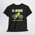 E-Bike Shirt – Lächeln statt Hecheln | Lustiges E-Bike Fahrer Shirt