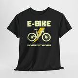 E-Bike Shirt – Lächeln statt Hecheln | Lustiges E-Bike Fahrer Shirt