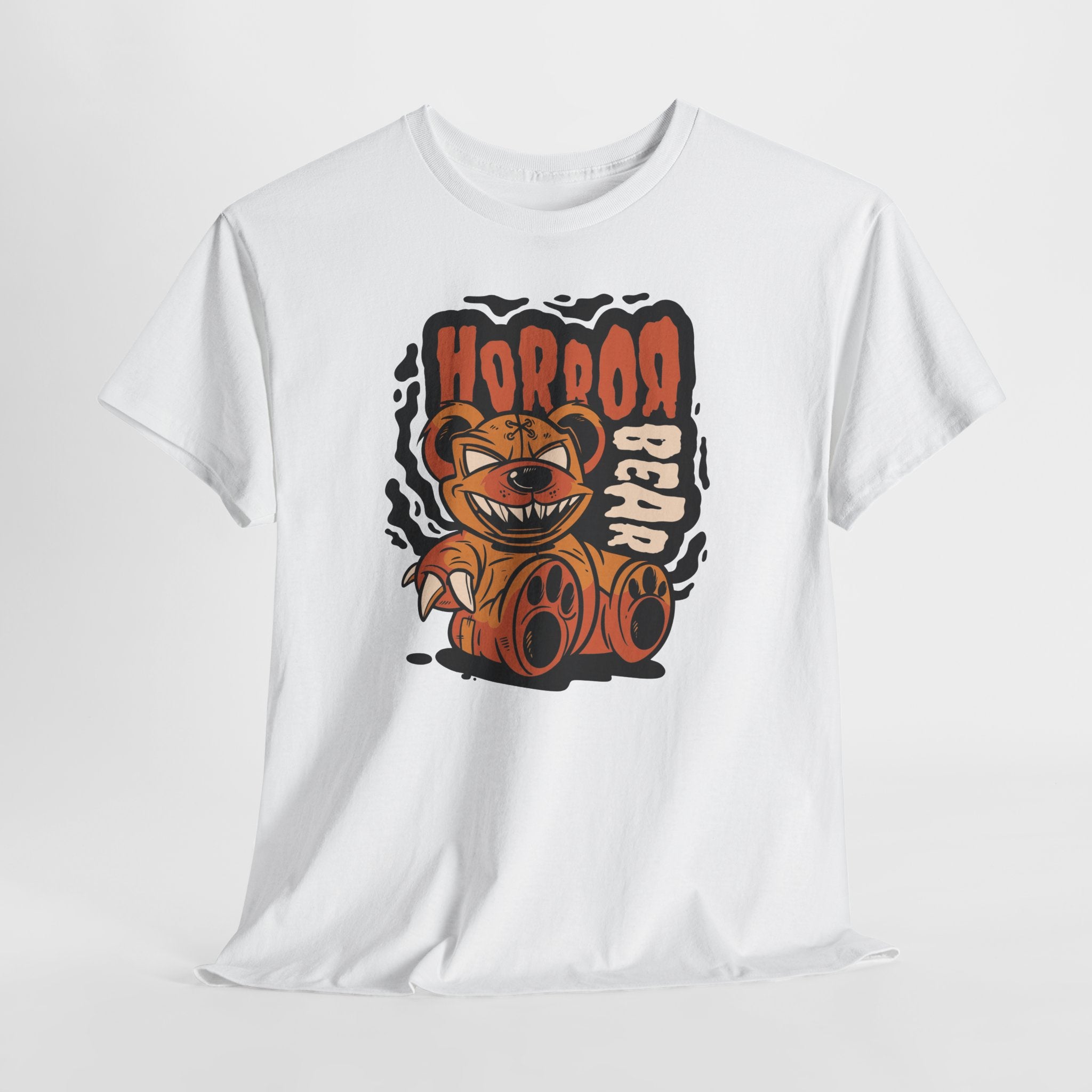 Horror Bear Shirt – Böser Teddy im Retro Comic Look