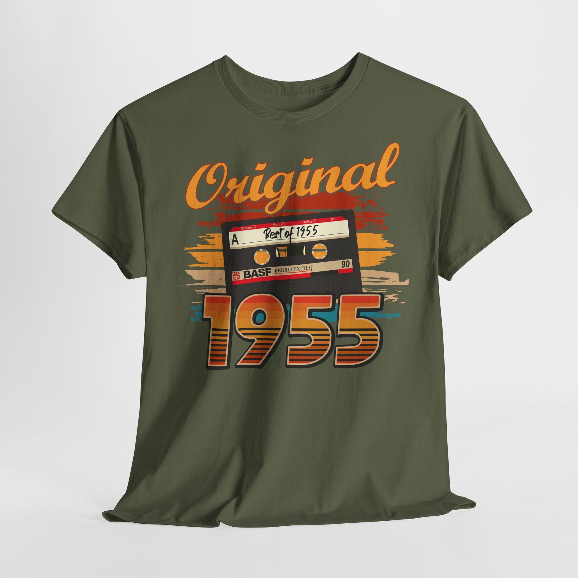 70. Geburtstag Best Of 1955 Original Limited Edition Retro Kassette Geschenk T-Shirt