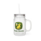 Habe Deere - Trinkglas aus satiniertem Glas frosted look