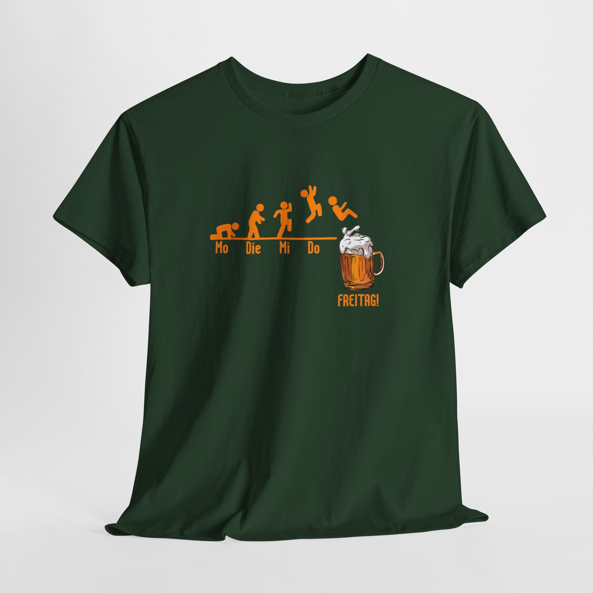 Wochentage Bis endlich Freitag - Lustiges Bier T-Shirt